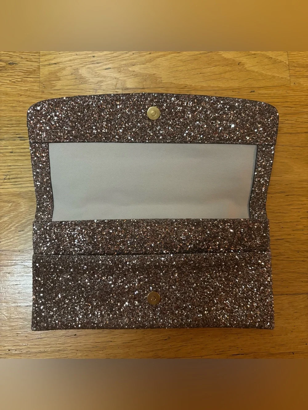 Banana Republic Glitter Maximalism Prom Wedding Special Occasion Envelope Clutch